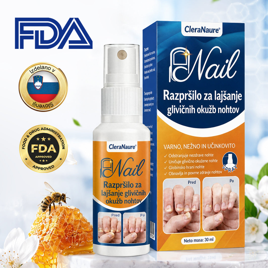CleraNaure® sprej za lajšanje glivičnih okužb nohtov