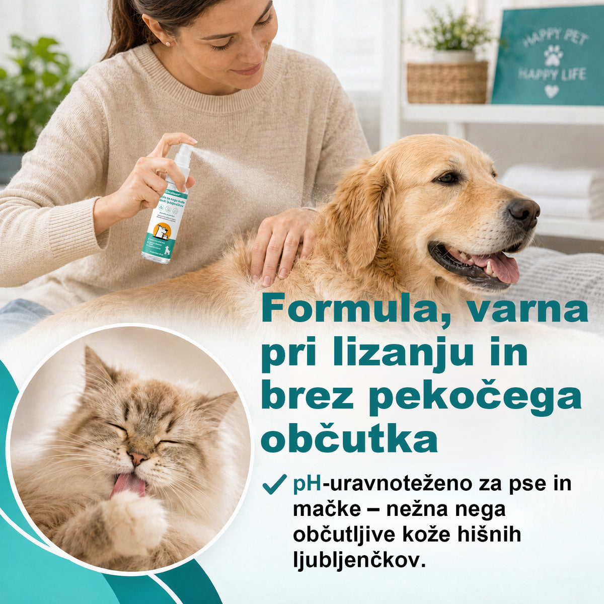 🎉Časovno omejen popust🎉 CleraNaure® pršilo za nego kože hišnih ljubljenčkov