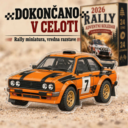 🏎️ Reli božični adventni koledar 2026 – 24 dni polnih hitrosti in vznemirjenja, 24 reli dirkalnih avtomobilov za zbiranje (2D modeli)🥇