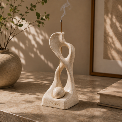 Torvetcut Infinity Flow Sculptural Incense Holder