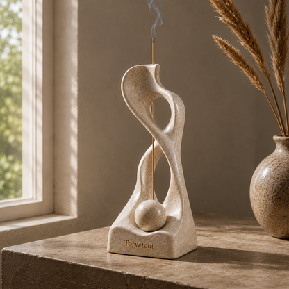 Torvetcut Infinity Flow Sculptural Incense Holder