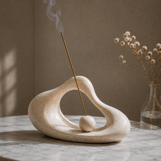 Torvetcut Organic Arch Balance Sculptural Incense Holder