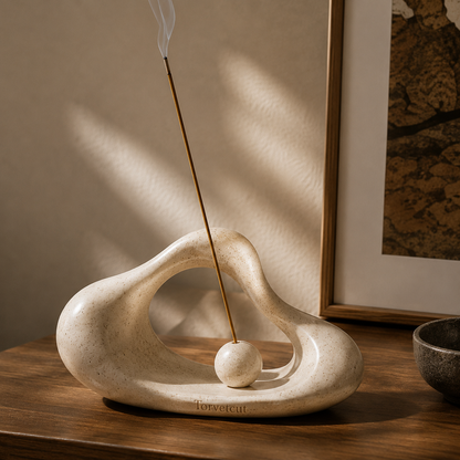 Torvetcut Organic Arch Balance Sculptural Incense Holder